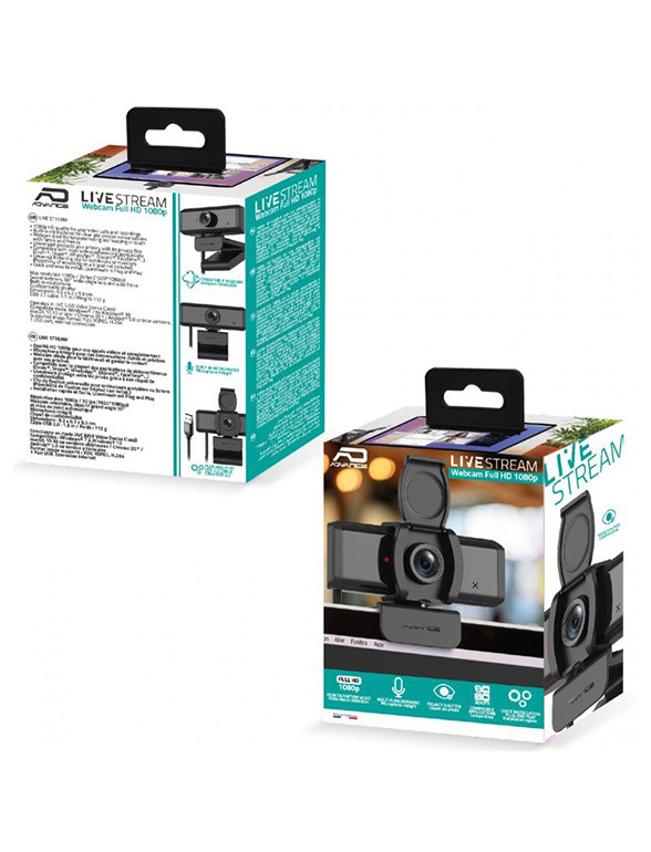 Voir photo 2 de Webcam Livestream Full HD - Advance Webcam Livestream Full HD - Advance Comme neuf - Vue 2 -